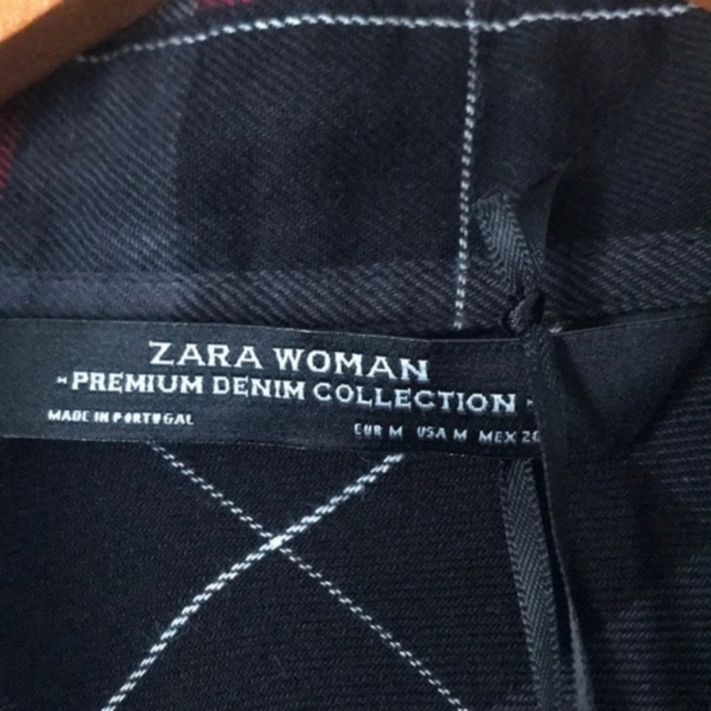 Zara Woman Plaid Shirt Dress - Picture 8 of 8